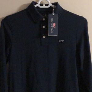 Boys navy polo